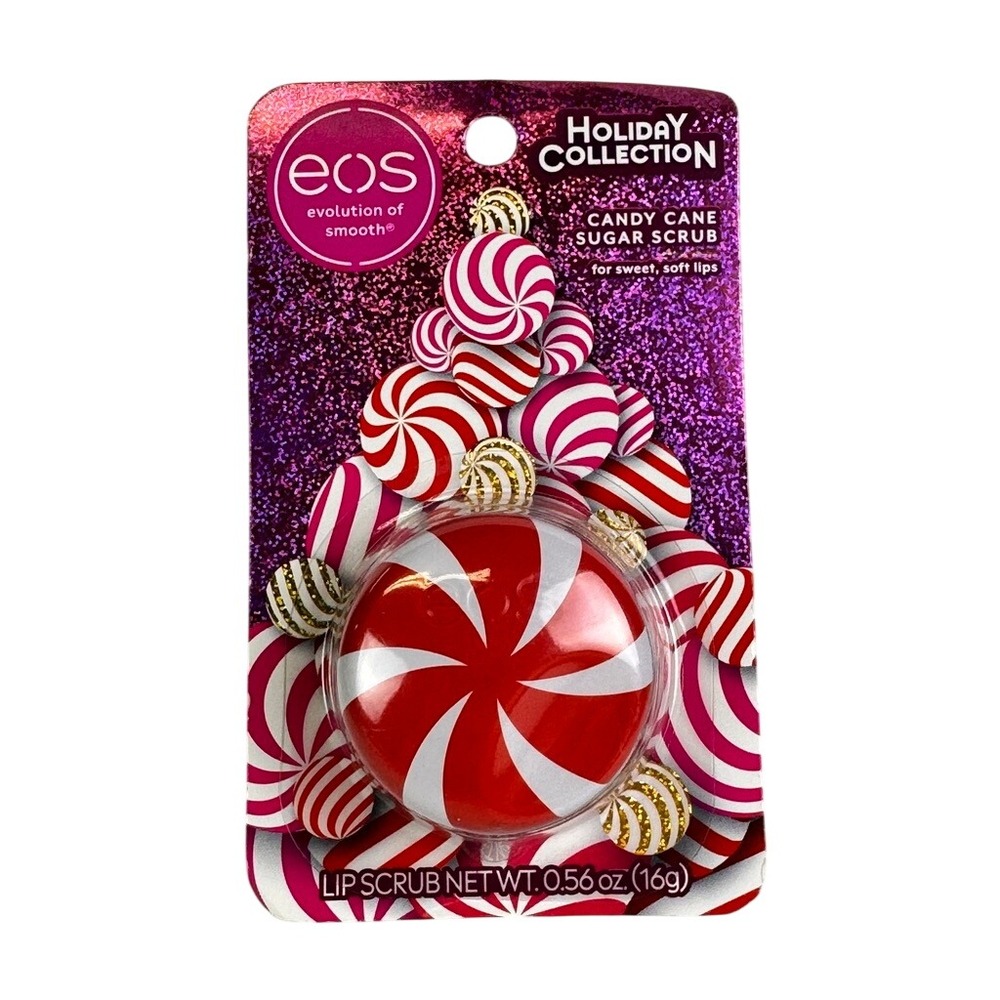 EOS Holiday Collection Candy Cane Sugar Lip‎ Scrub Limited Edition